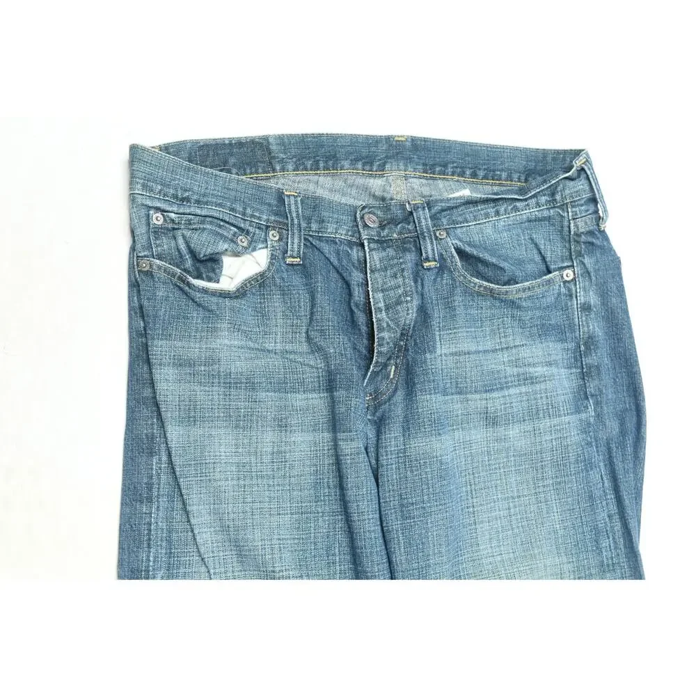 G-Star Raw Bootcut Jeans Mens 34x34 Blue Low Rise Straight Leg Button-Down Denim